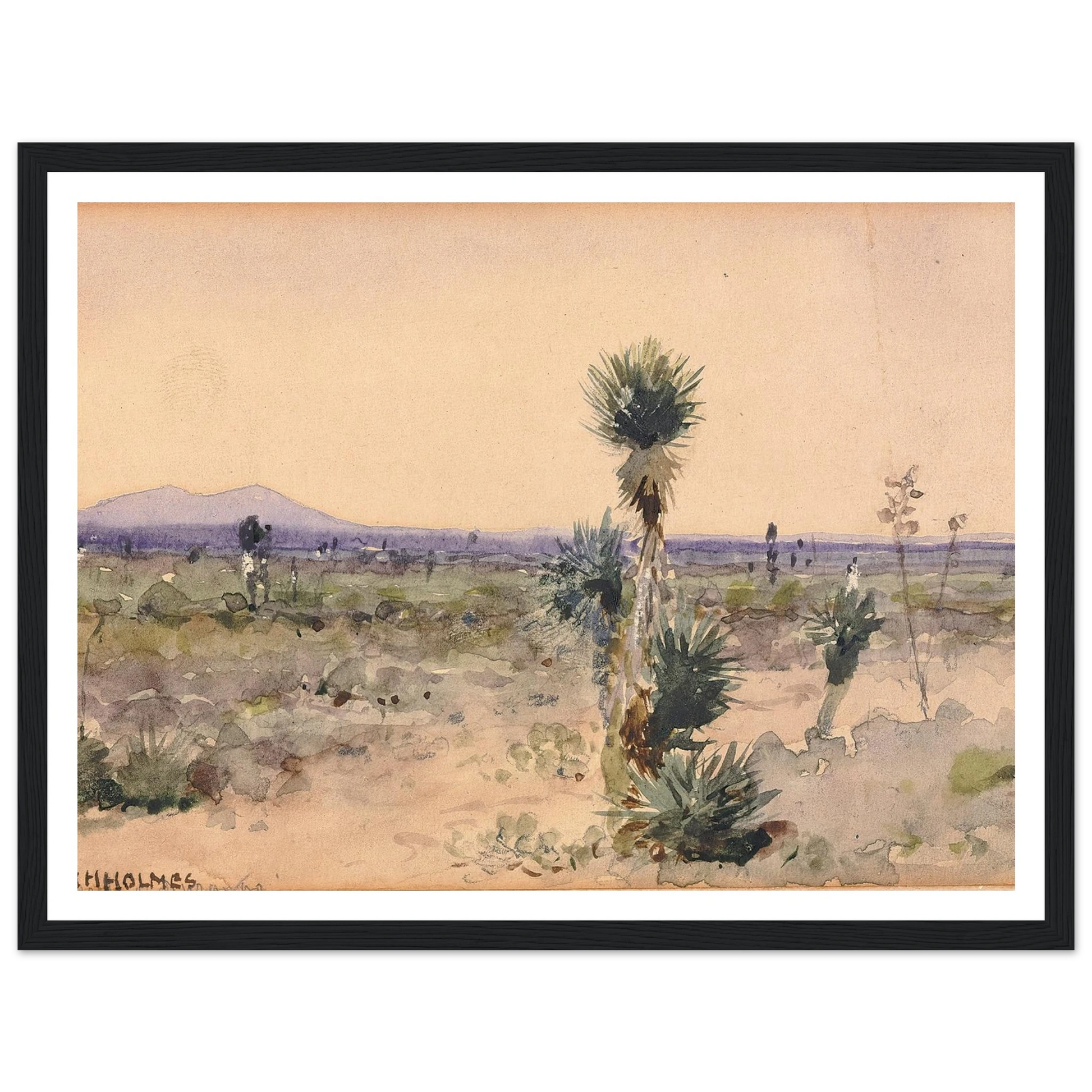 Yuccaland–Chihuahua, Mexico Art Print | William Henry Holmes-Quipham Collections