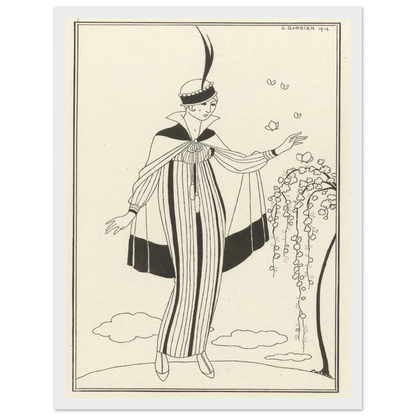 Journal des Dames et des Modes, Costumes Parisiens, 1914, No. 150 (1914) Art Print | George Barbier-Quipham Collections