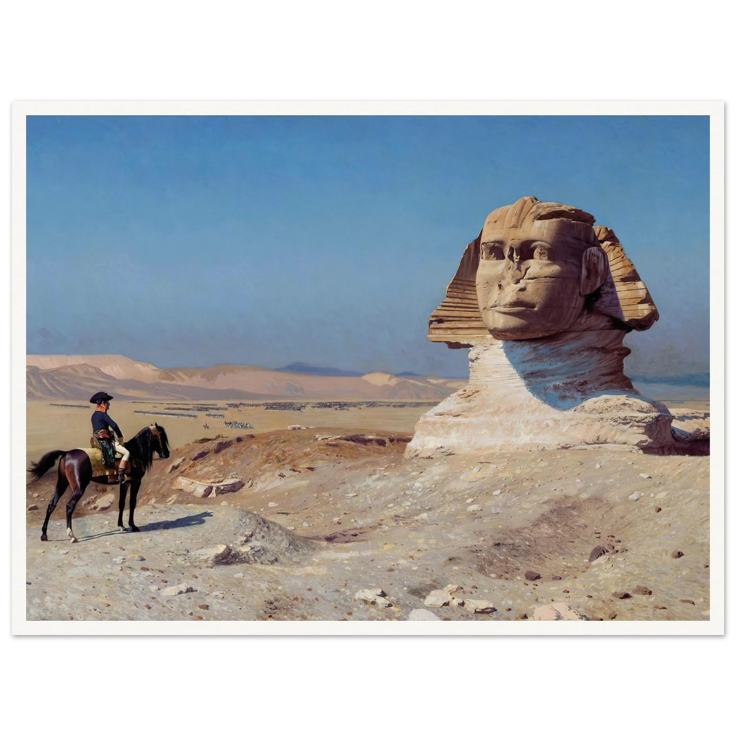 Bonaparte Before the Sphinx (1886) Art Print | Jean Leon Gerome-Quipham Collections
