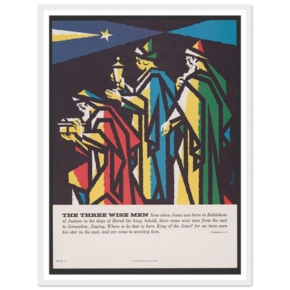 The three wise men (1962) Art Print | Joseph Binder-Quipham Collections