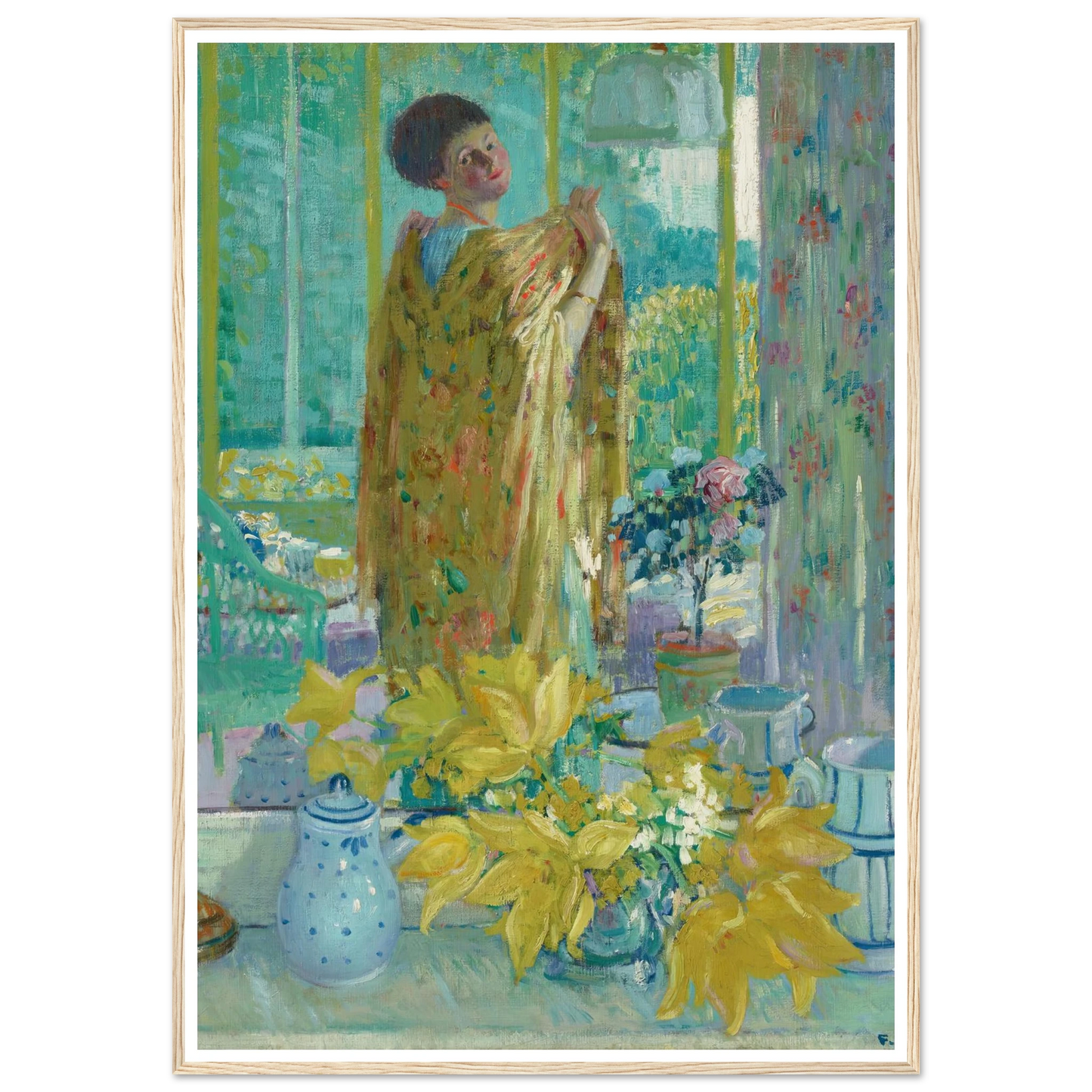 Yellow Tulips (circa 1911-1912) Art Print | Frederick Carl Frieseke-Quipham Collections
