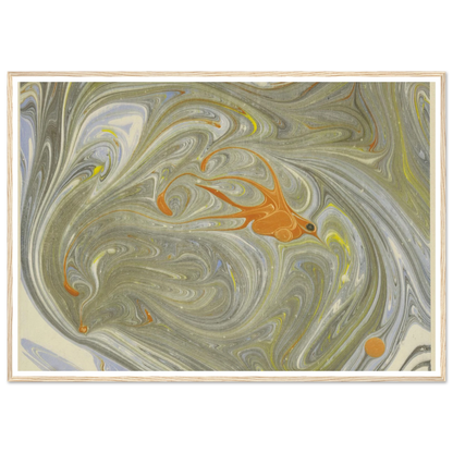 Marmorpapier (mit Vogelmotiv) (1903 - 1907) Art Print | Josef Hoffmann-Quipham Collections