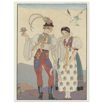 Le Coq du Village (1921) Art Print | George Barbier-Quipham Collections