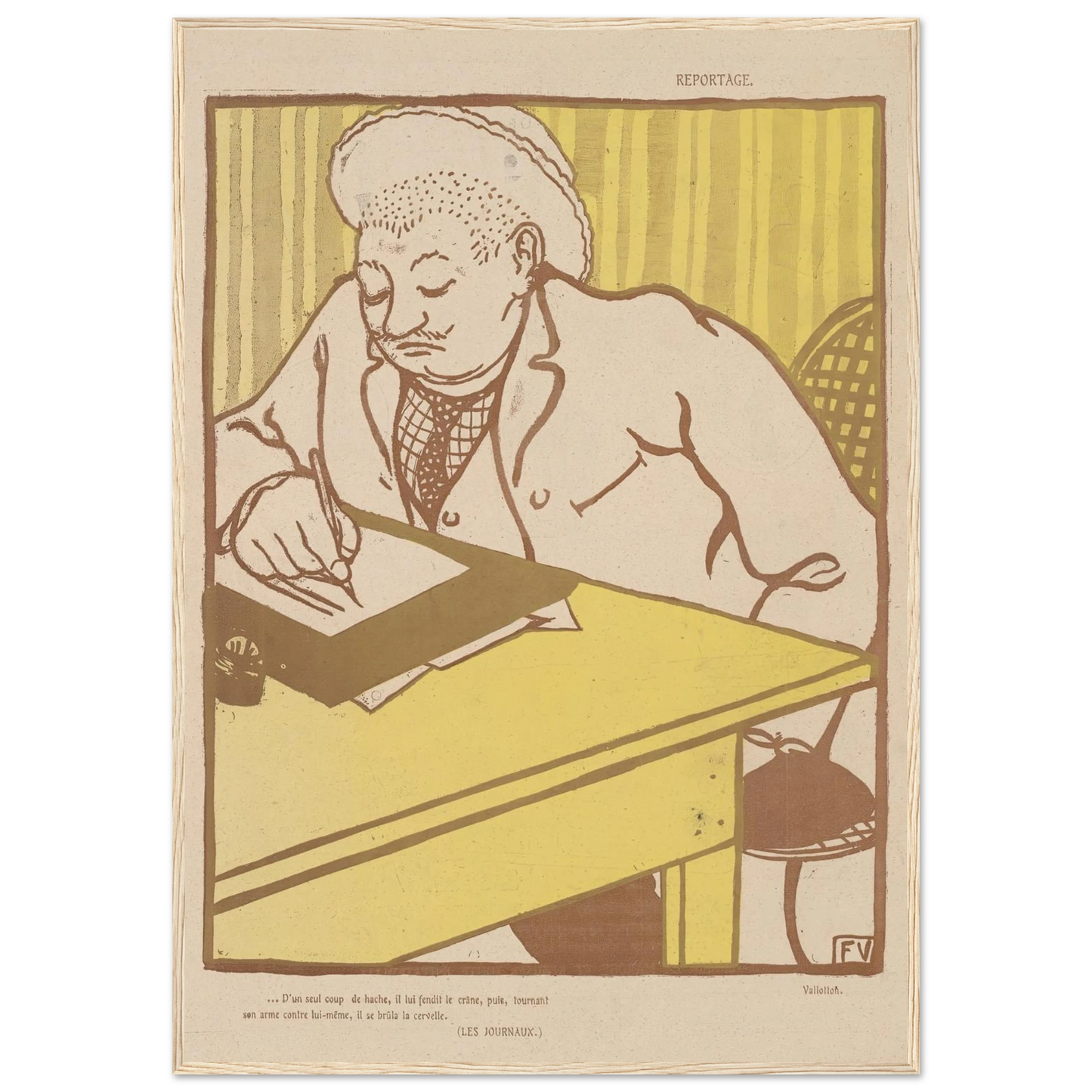 3 octobre 1903 Art Print | Felix Vallotton-Quipham Collections