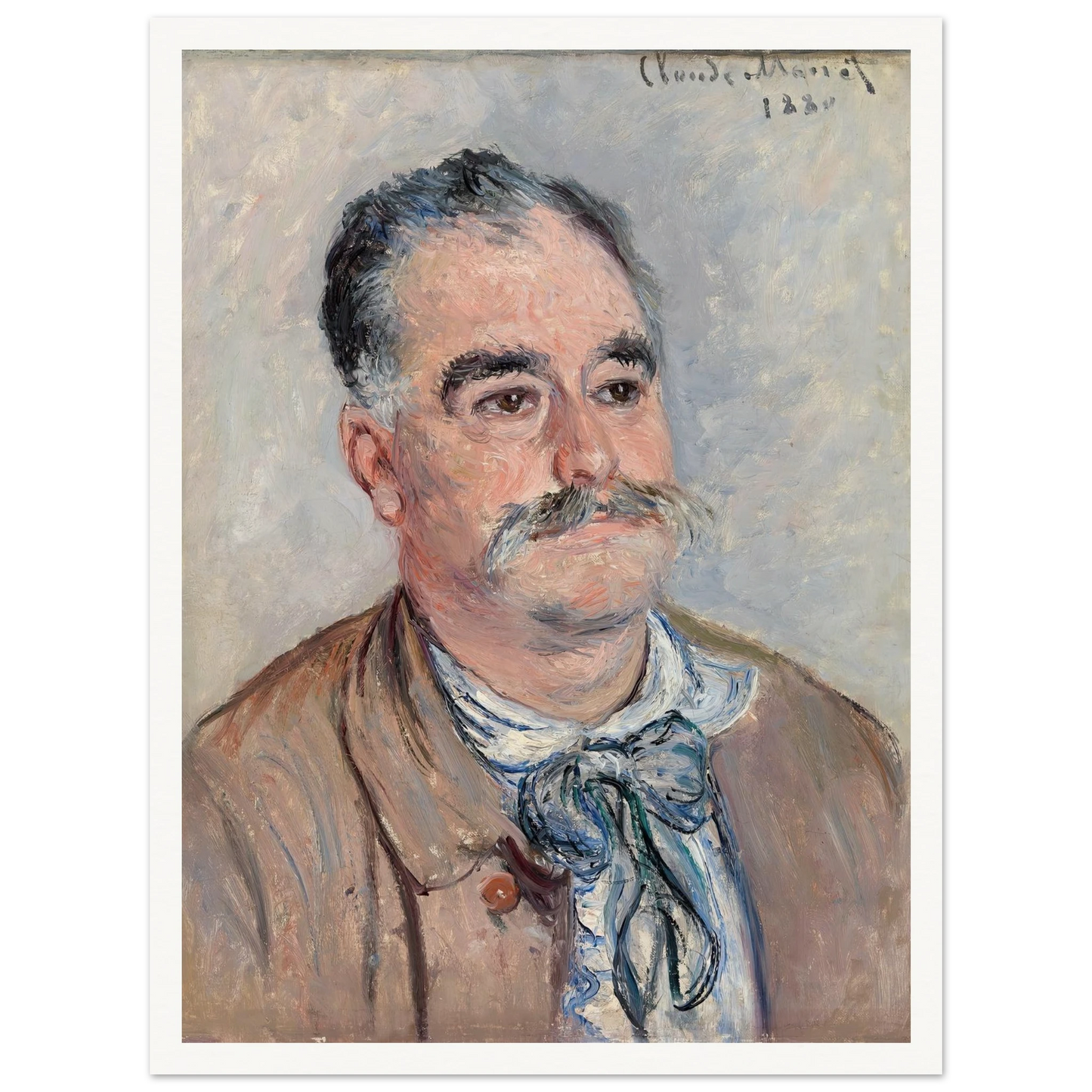 Monsieur Coqueret (Father) (1880) Art Print | Claude Monet-Quipham Collections