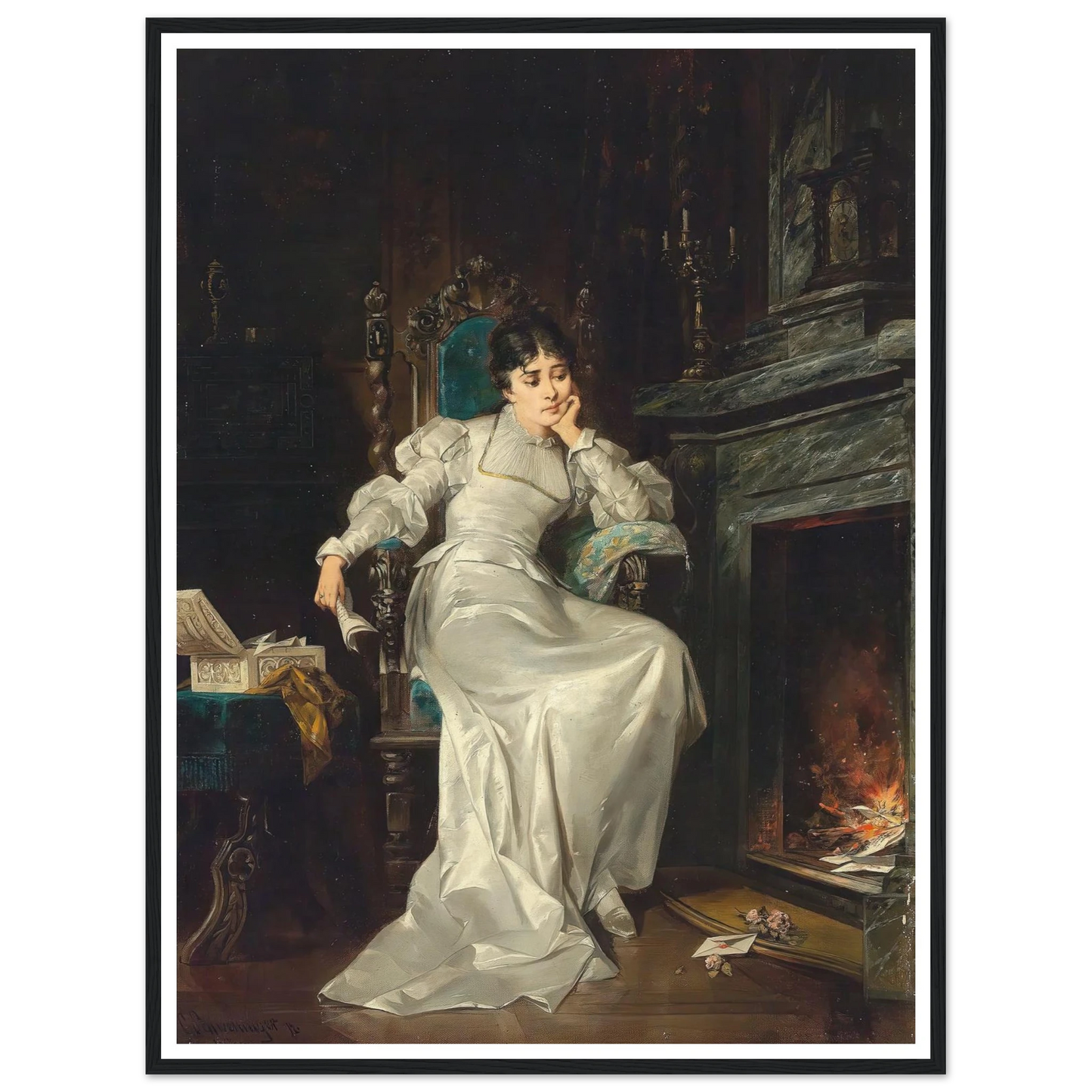 Verlorene Liebe Art Print | Carl Schweninger Jr-Quipham Collections