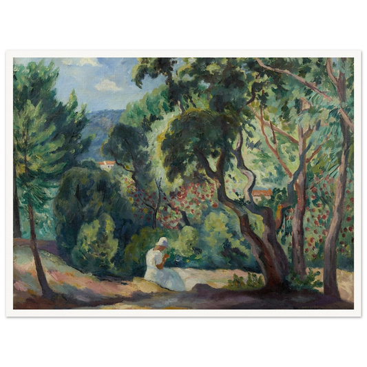 Sous-bois à la Moutte, Saint-Tropez (1921) Art Print | Henri Manguin-Quipham Collections