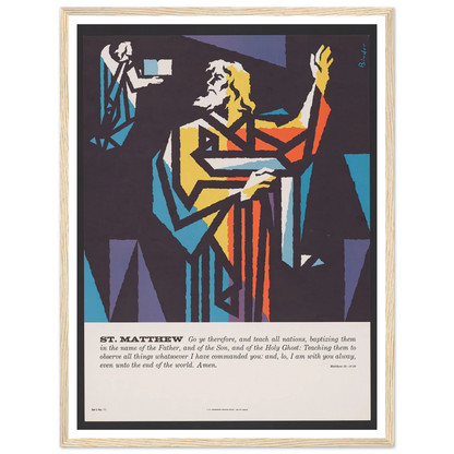 St. Matthew (1962) Art Print | Joseph Binder-Quipham Collections