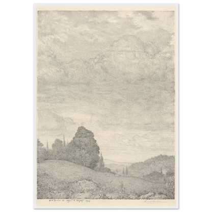 Landscape (1909) Art Print | Ernest Haskell-Quipham Collections