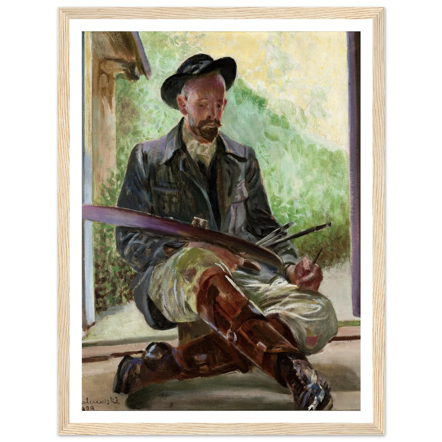 My Models – Triptych (Central Part) (1909) Art Print | Jacek Malczewski-Quipham Collections
