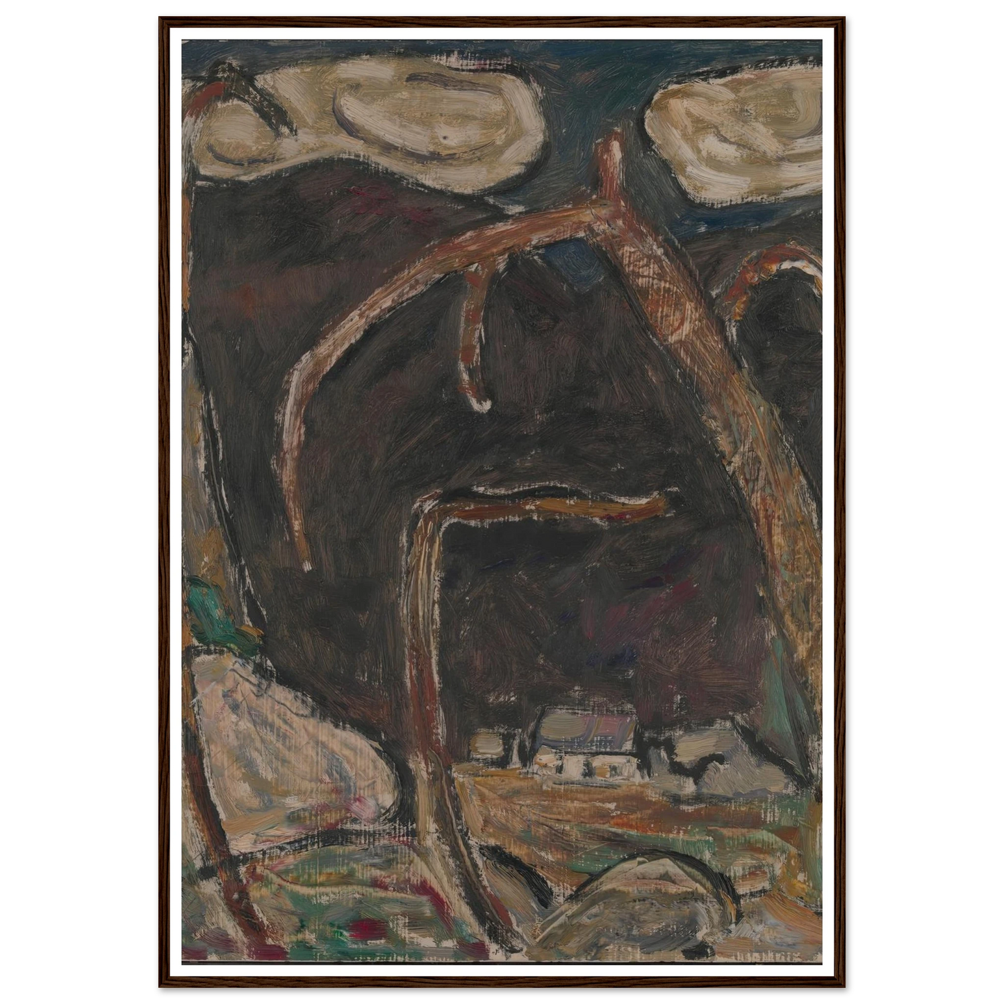 The Dark Mountain, No. 1 (1909) Art Print | Marsden Hartley-Quipham Collections