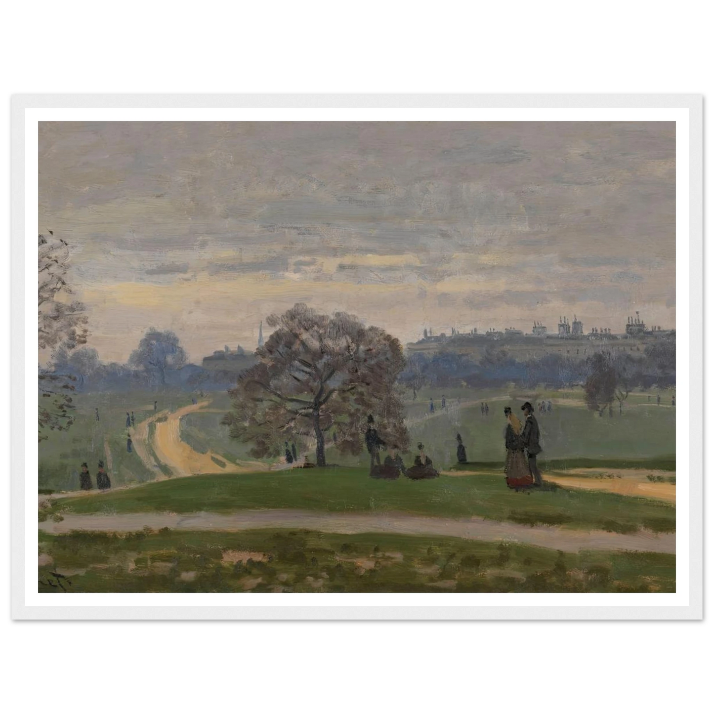 Hyde Park, London (circa 1871) Art Print | Claude Monet-Quipham Collections