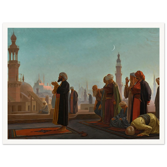Evening Prayer, Cairo Art Print | Jean Leon Gerome-Quipham Collections