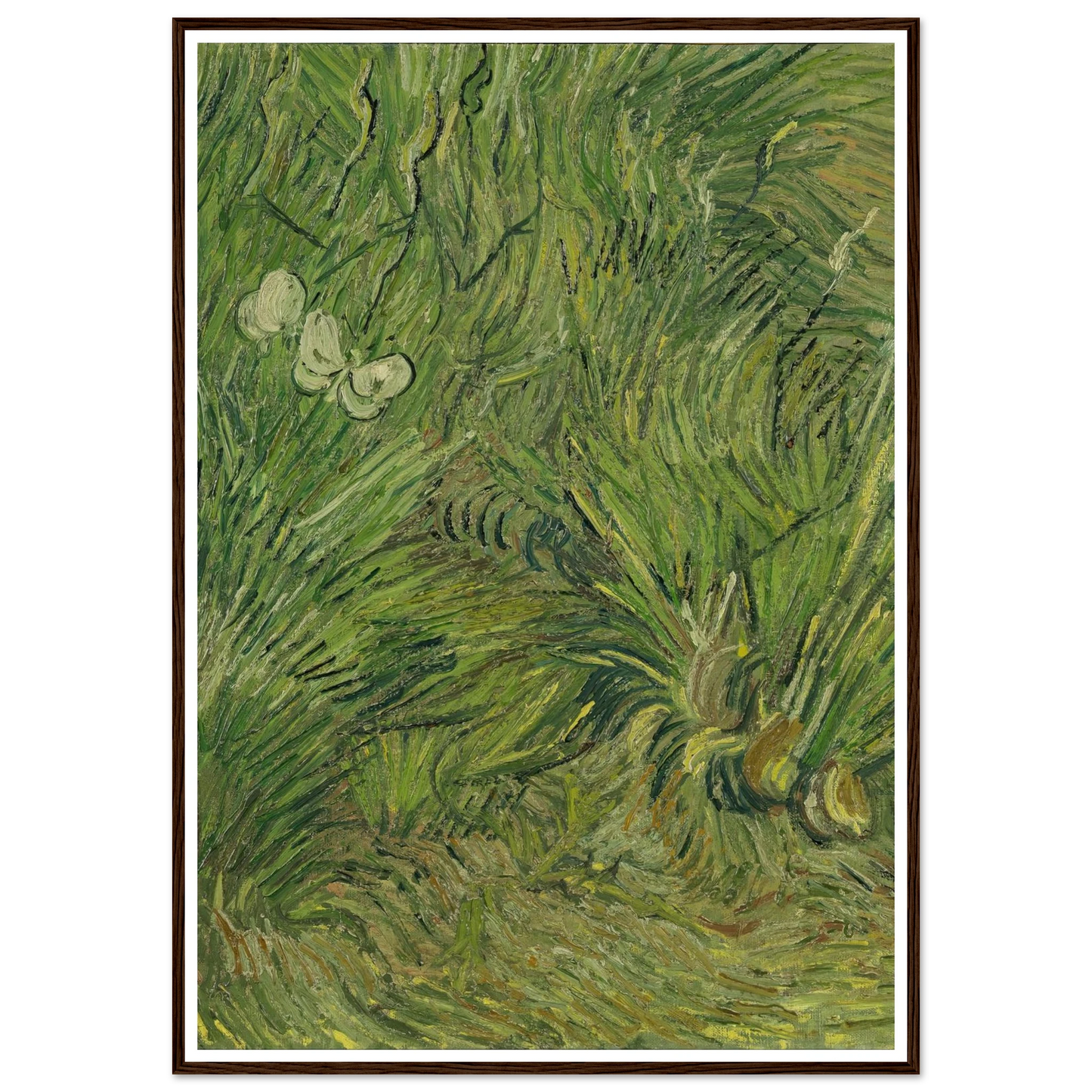Garden with butterflies (1889) Art Print | Vincent van Gogh-Quipham Collections