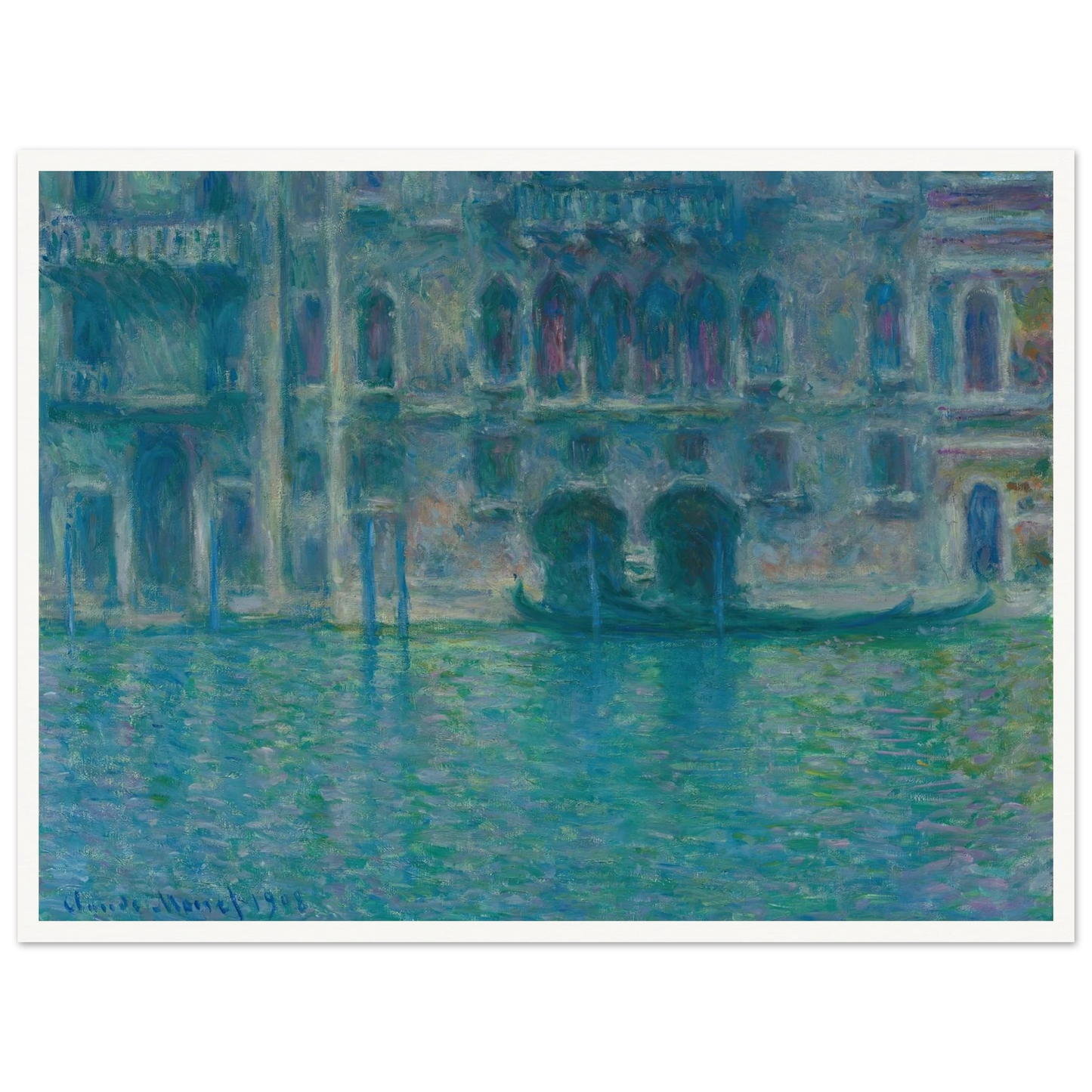 Palazzo da Mula, Venice (1908) Art Print | Claude Monet-Quipham Collections