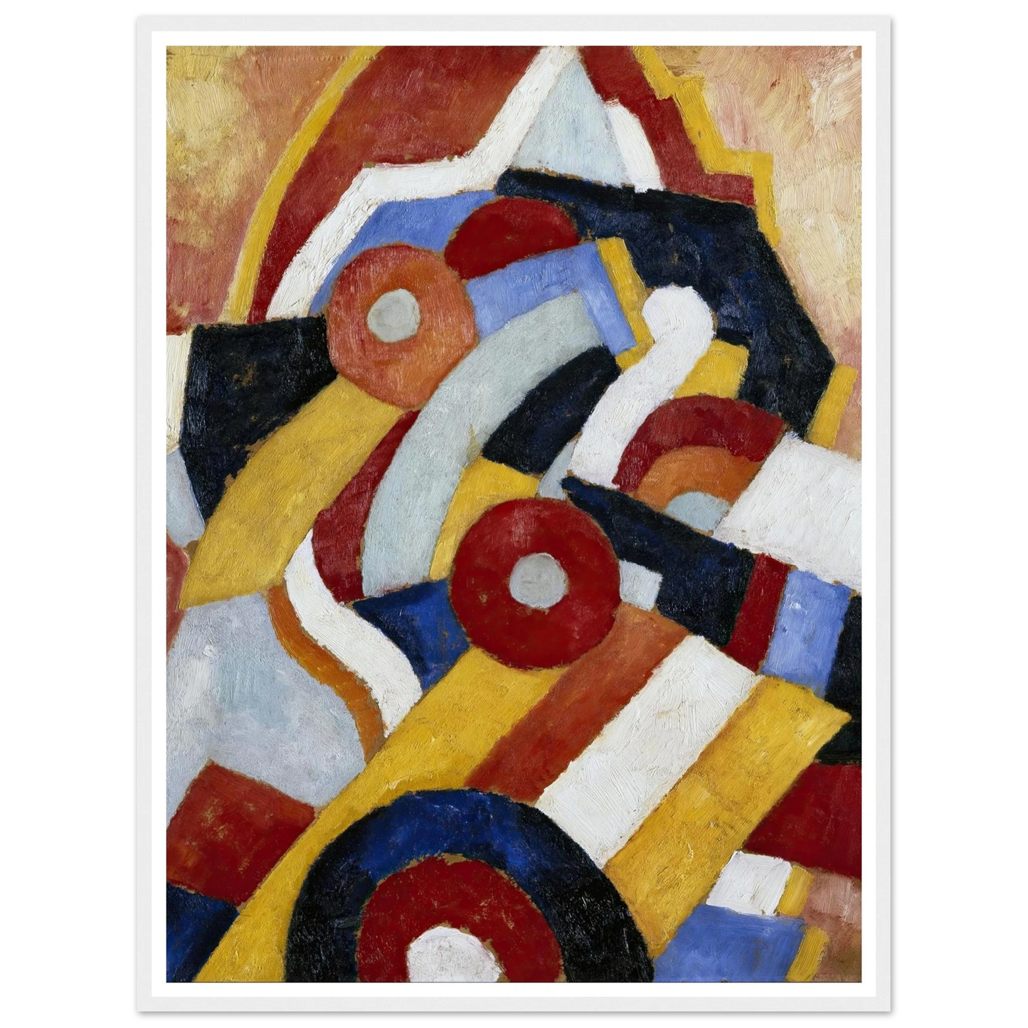 Abstraction (circa 1914) Art Print | Marsden Hartley-Quipham Collections