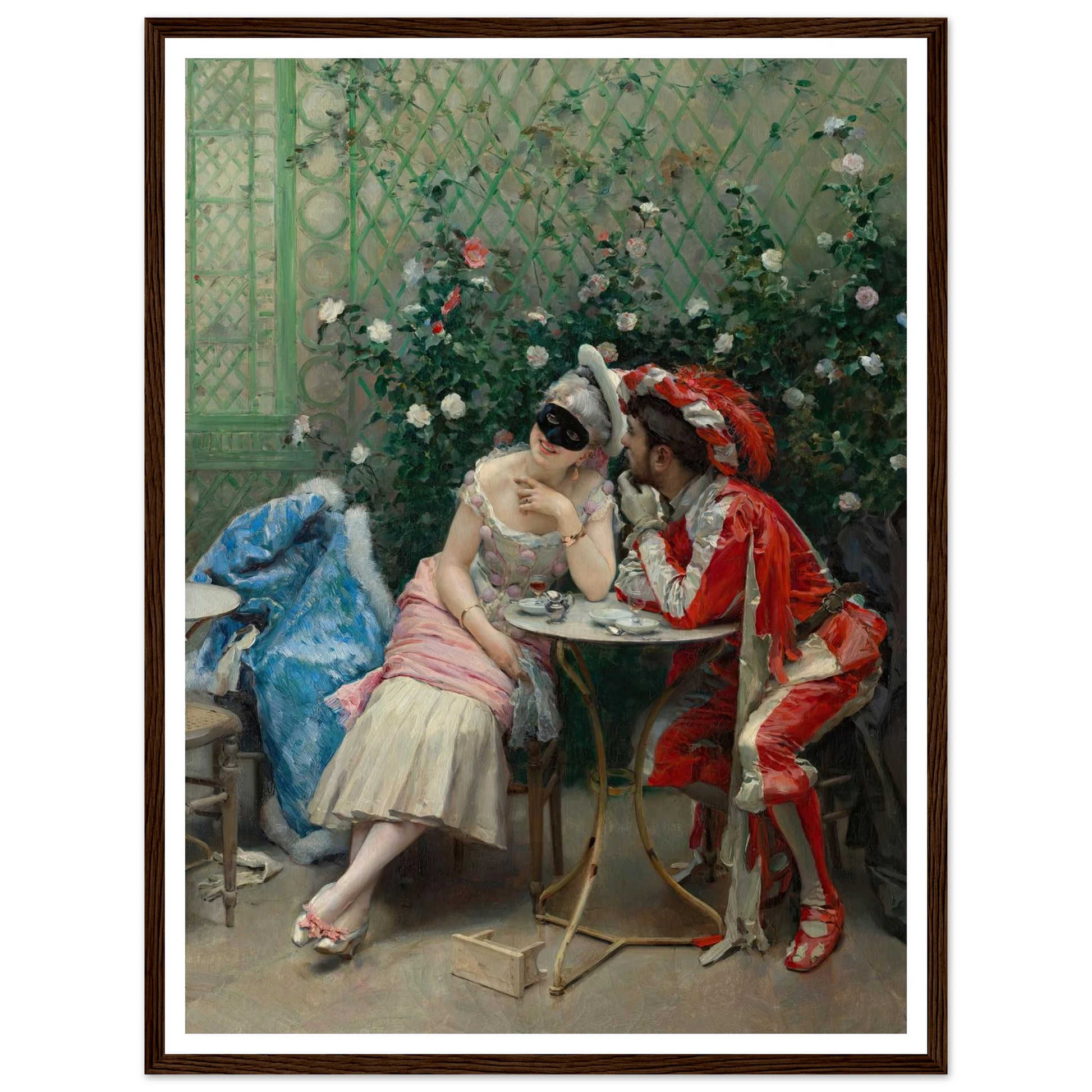 Masqueraders (1875–78) Art Print | Raimundo de Madrazo y Garreta-Quipham Collections