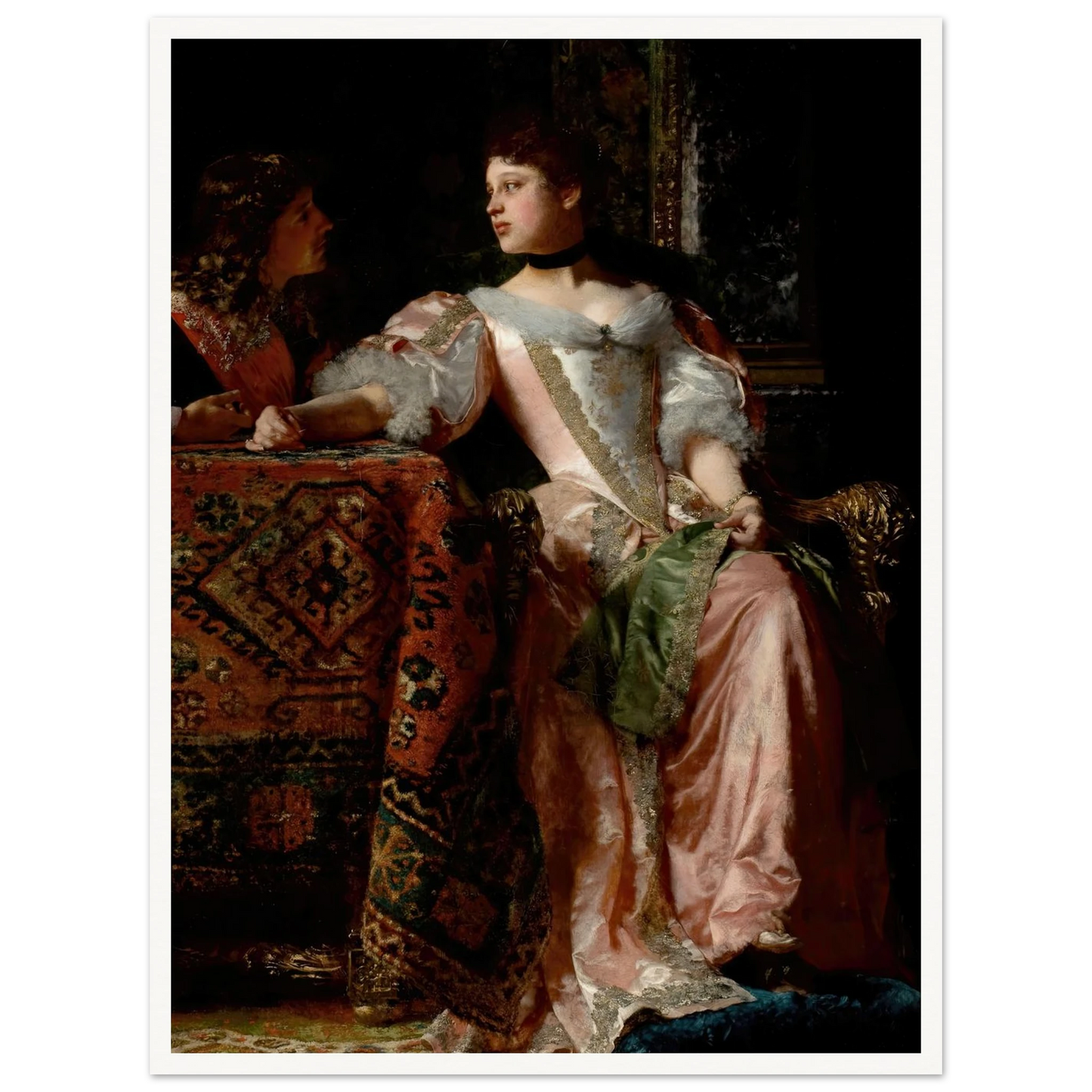 The Proposal (1891) Art Print | Wladyslaw Czachorski-Quipham Collections