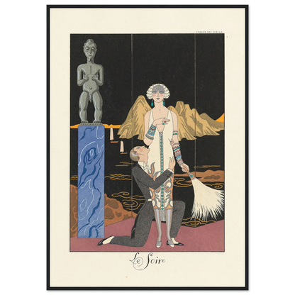 Le Soir (Evening) (1922–1926) Art Print | George Barbier-Quipham Collections