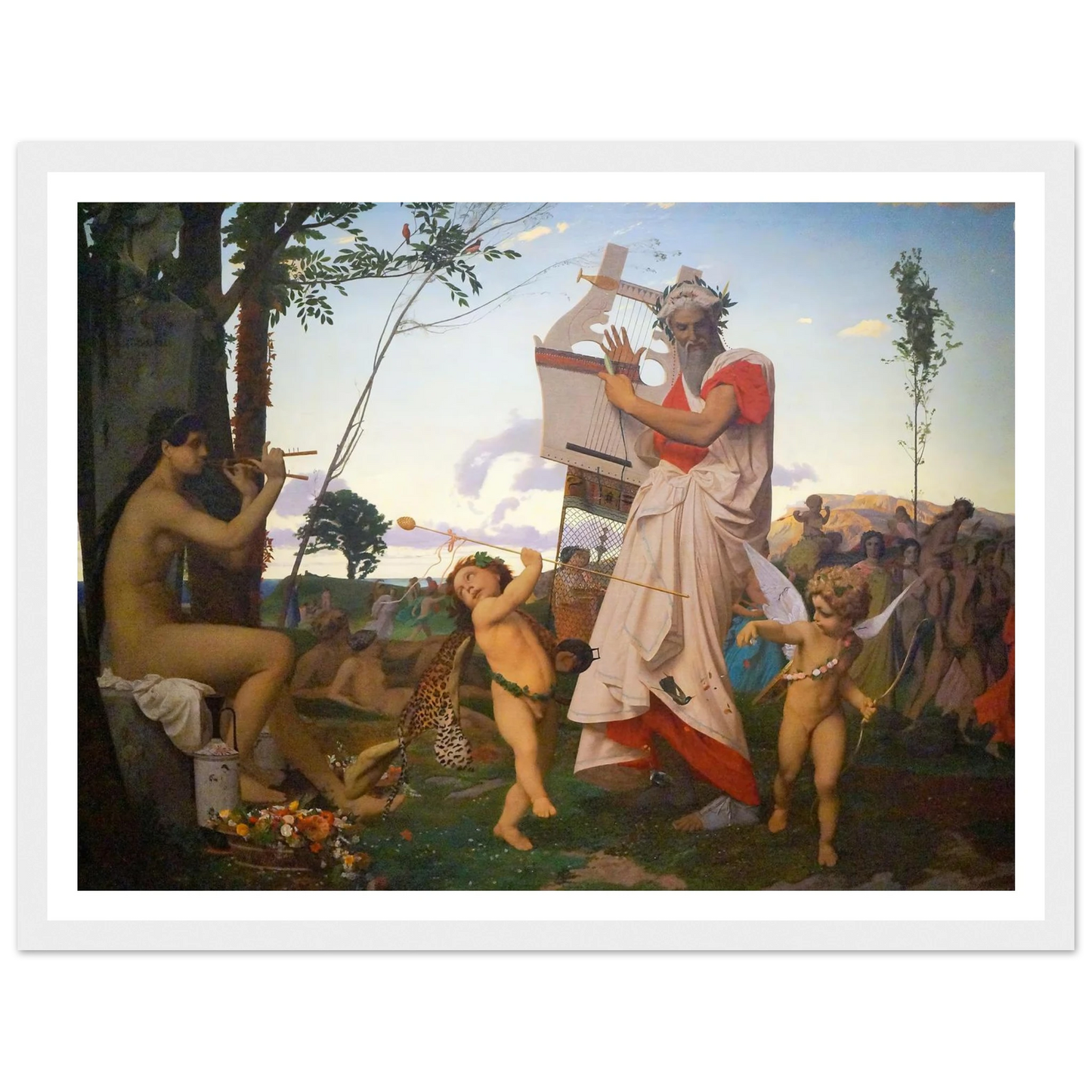 Anacréon Bacchus Et L’amour Art Print | Jean Leon Gerome-Quipham Collections