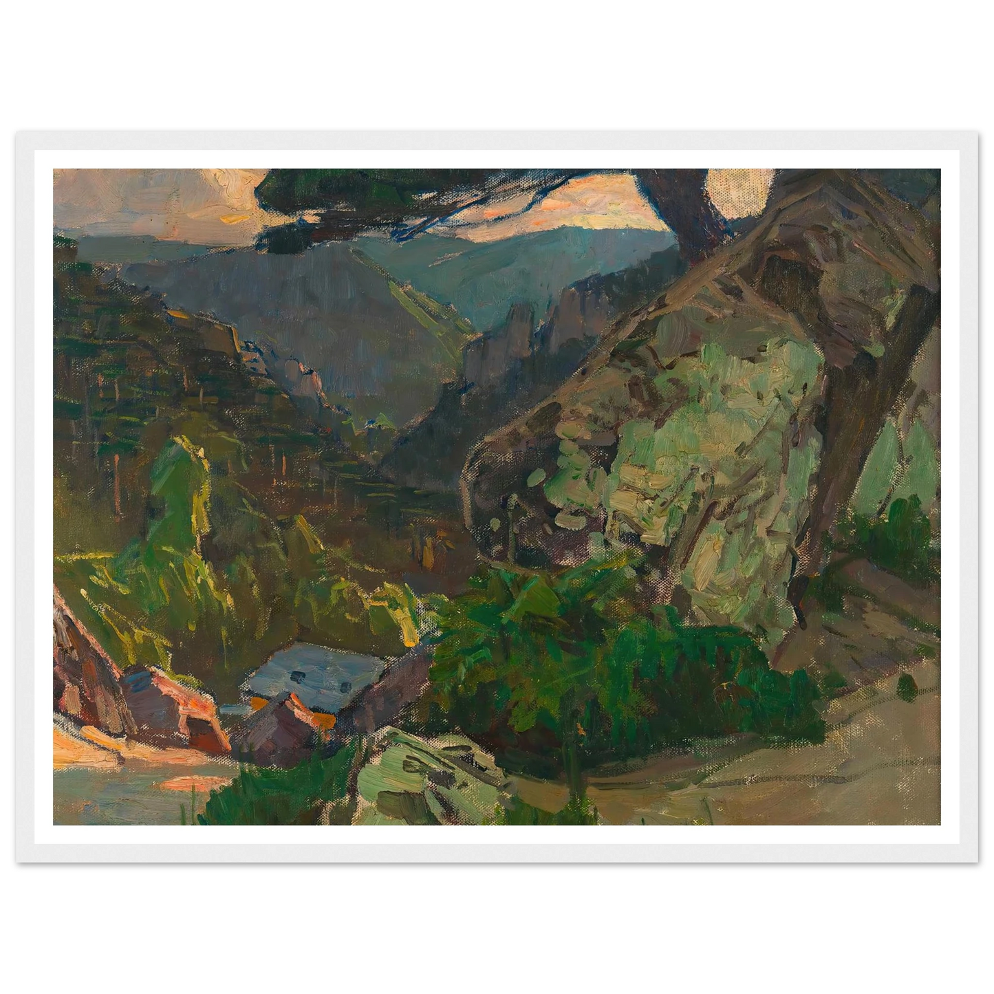 Blick in die Klausen bei Mödling (1942) Art Print | Carl Moll-Quipham Collections