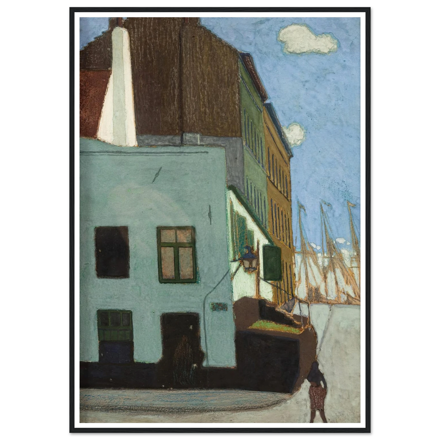 De Preekstoel, Ostende (circa 1911-1913) Art Print | Leon Spilliaert-Quipham Collections