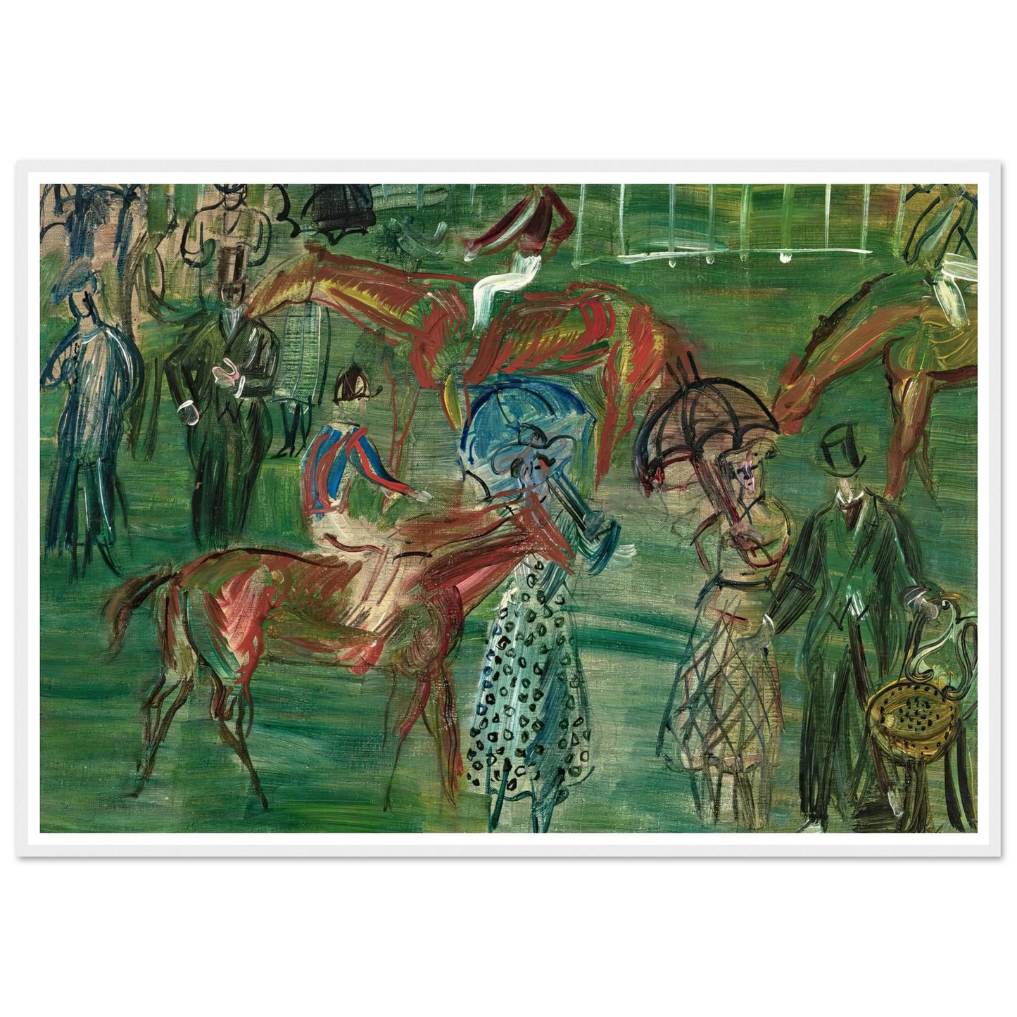 La pelouse (circa 1950) Art Print | Raoul Dufy-Quipham Collections