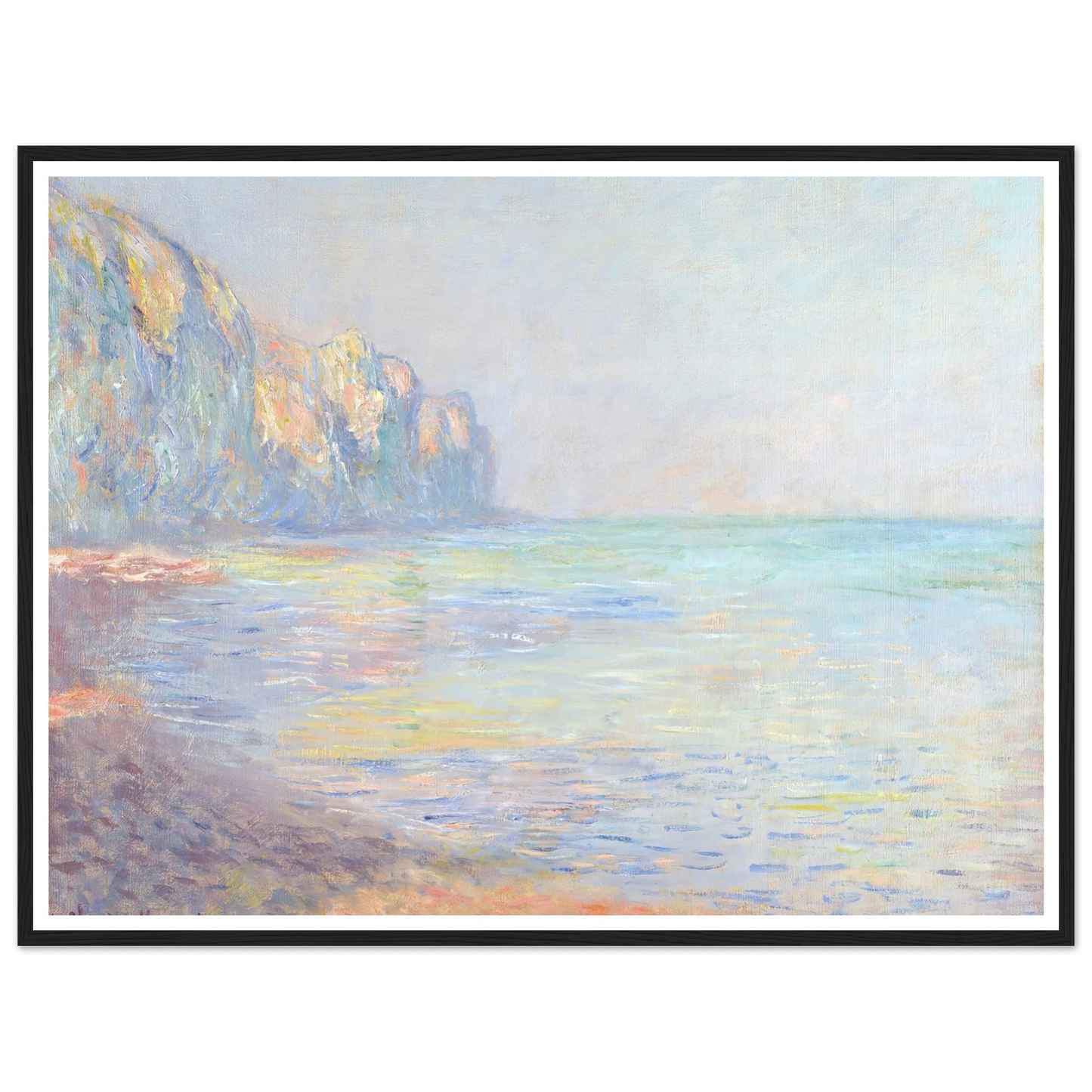 Le Matin, temps brumeux, Pourville (Misty Morning at Pourville) (1882) Art Print | Claude Monet-Quipham Collections