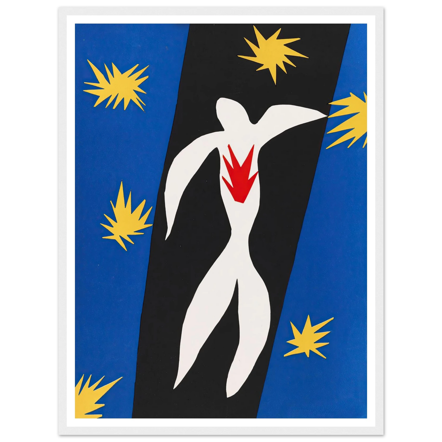 La Chute d´Icare (1943) Art Print | Henri Matisse-Quipham Collections