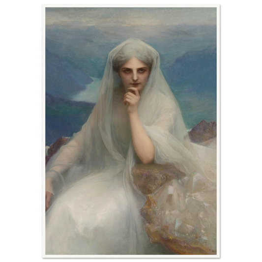 Sur Les Cimes (On The Summit) (1903) Art Print | Pascal Adolphe Jean Dagnan Bouveret-Quipham Collections
