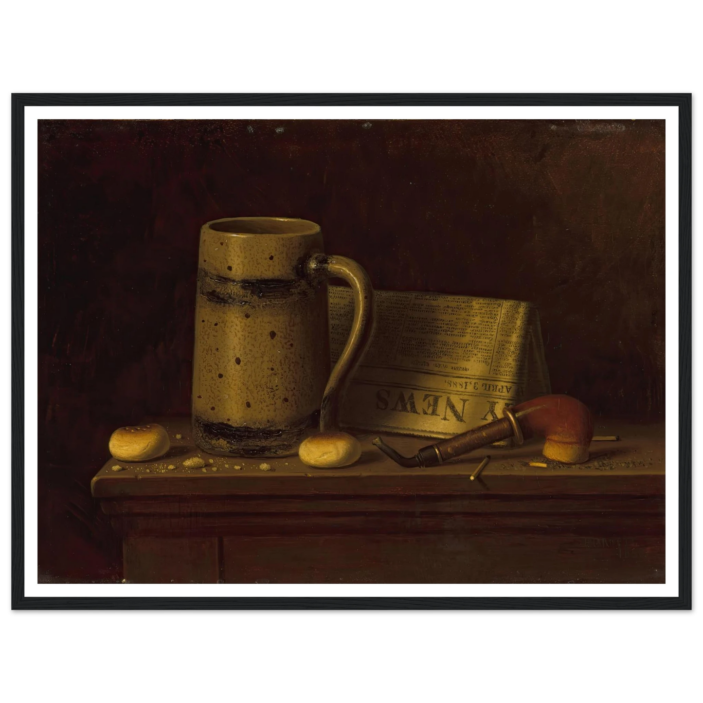 New York Daily News (1888) Art Print | William Michael Harnett-Quipham Collections