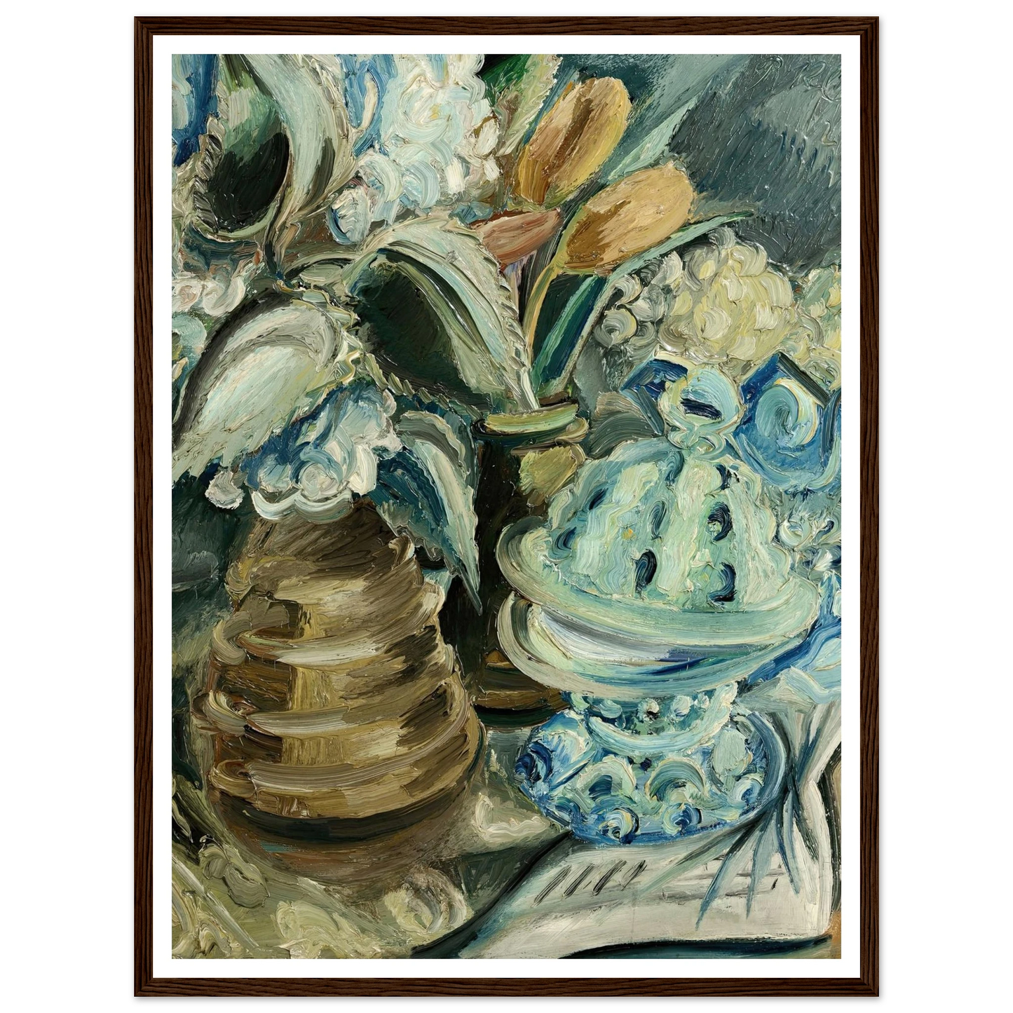 Hortensien und Tulpen (1925) Art Print | Paul Kleinschmidt-Quipham Collections