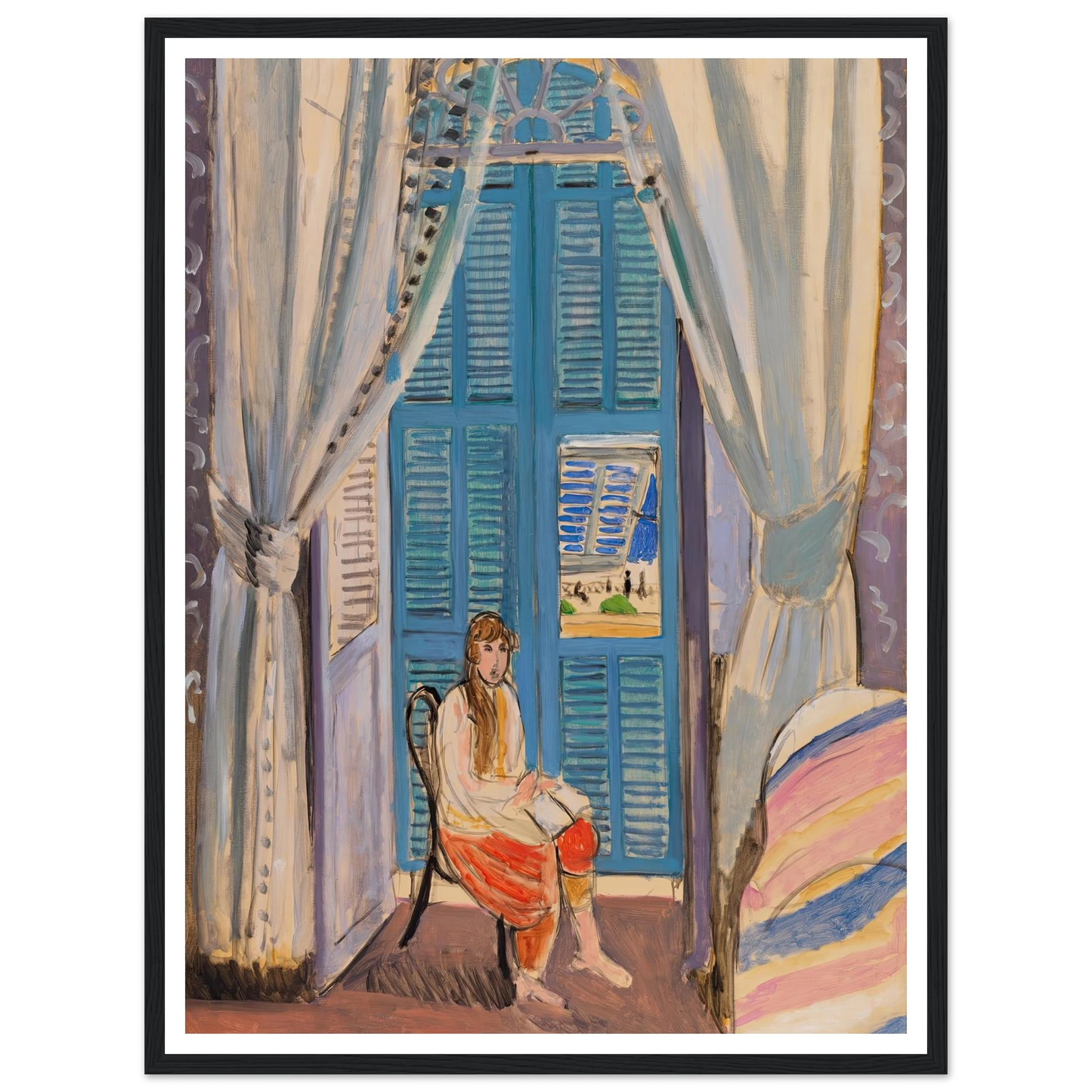 The Venetian Blinds (Les Persiennes) (1919) Art Print | Henri Matisse-Quipham Collections