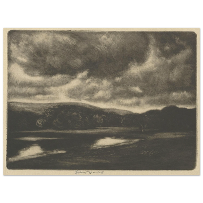 Evening Shadows (1919-1920) Art Print | Ernest Haskell-Quipham Collections