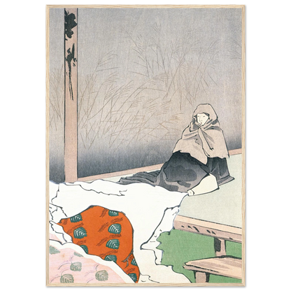 The Dancer Hotoke Gozen at Giōji (1897) Art Print | Kobayashi Kiyochika-Quipham Collections