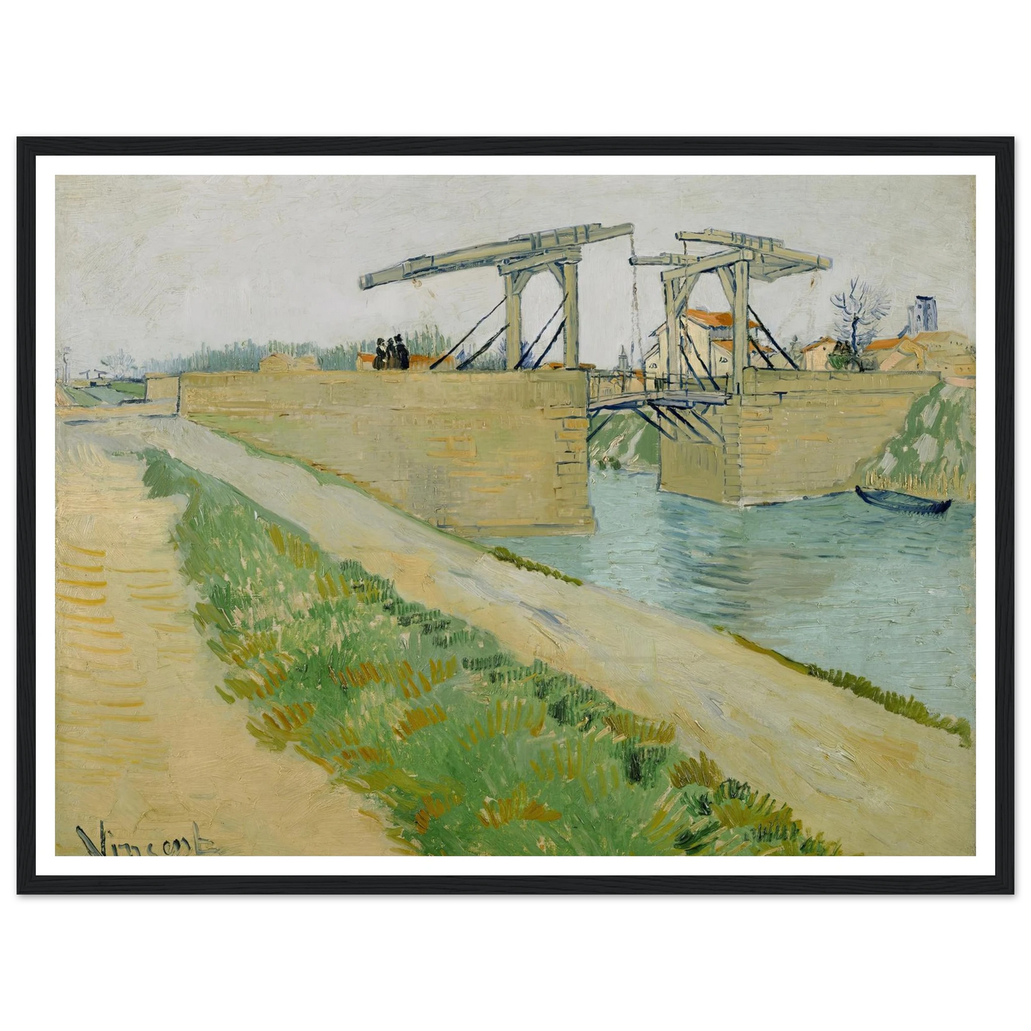 The Langlois bridge (1888) Art Print | Vincent van Gogh-Quipham Collections