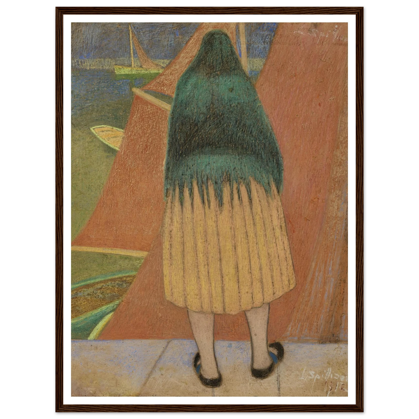 Vissersvrouw (1912) Art Print | Leon Spilliaert-Quipham Collections