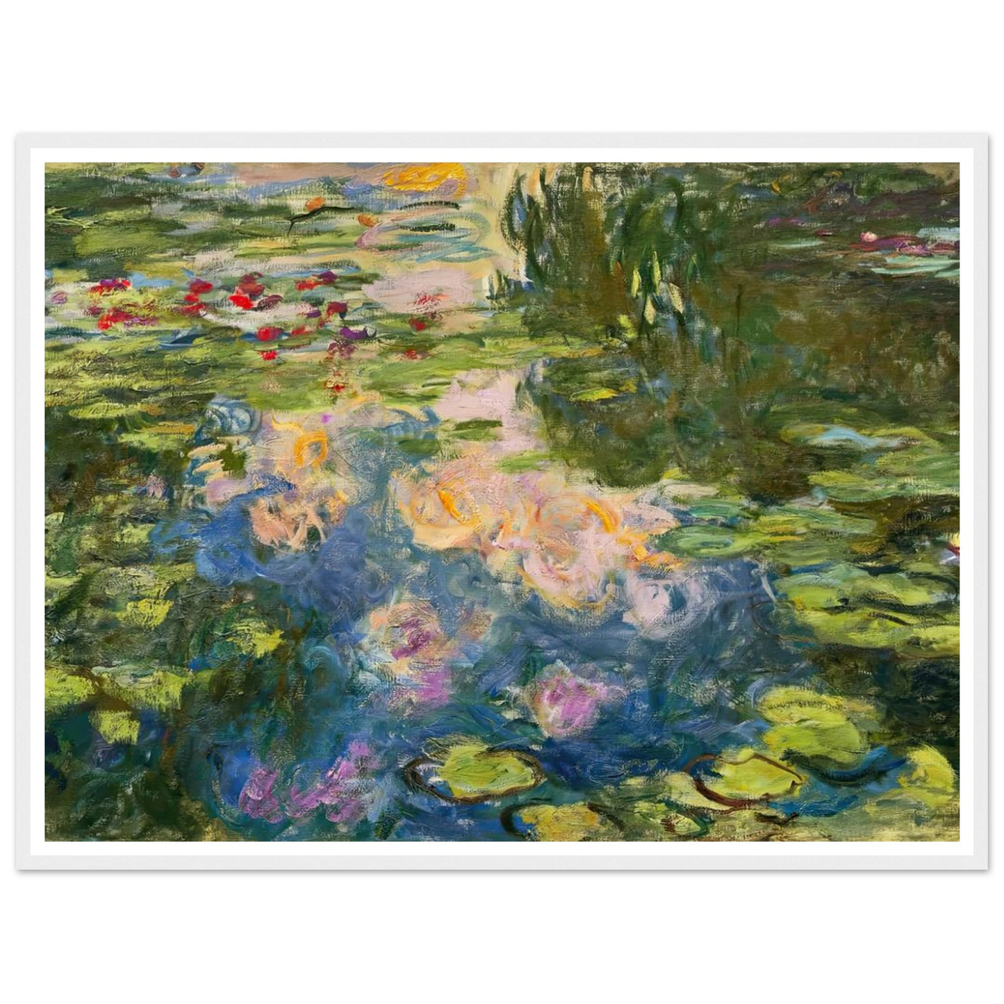 Le Bassin aux nymphéas (1917-19) Art Print | Claude Monet-Quipham Collections