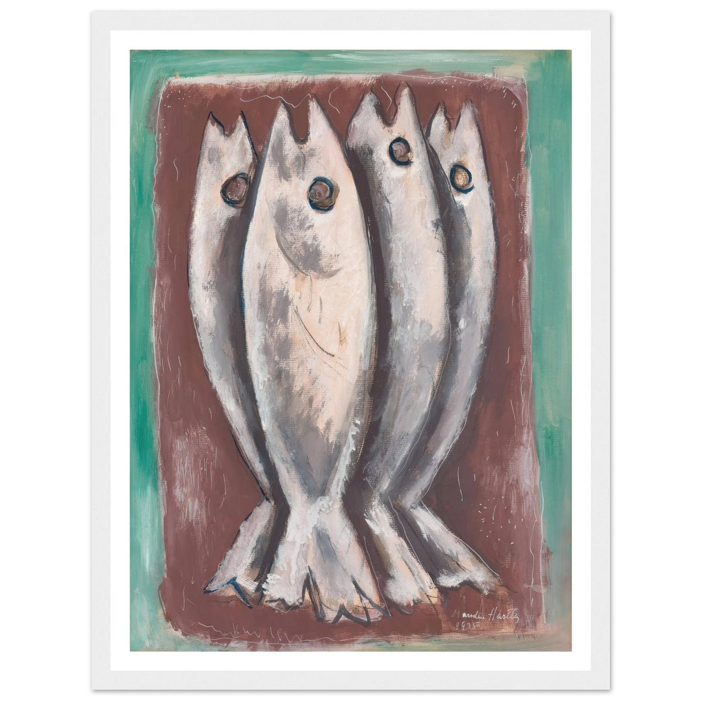 Sea Ghosts (1935) Art Print | Marsden Hartley-Quipham Collections