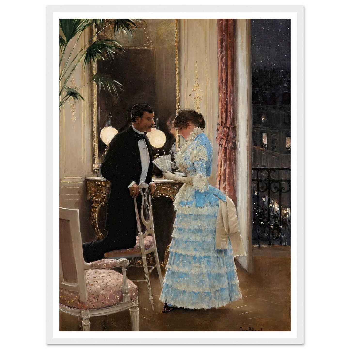 La Conversation Art Print | Jean Beraud-Quipham Collections