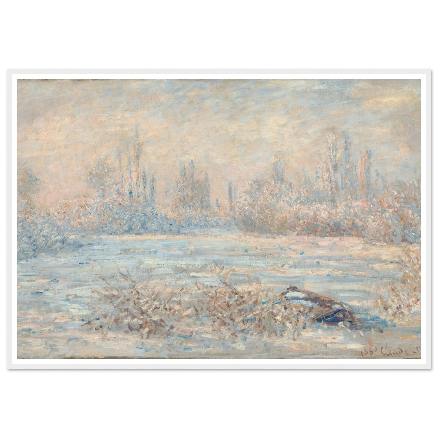 Le Givre (1880) Art Print | Claude Monet-Quipham Collections
