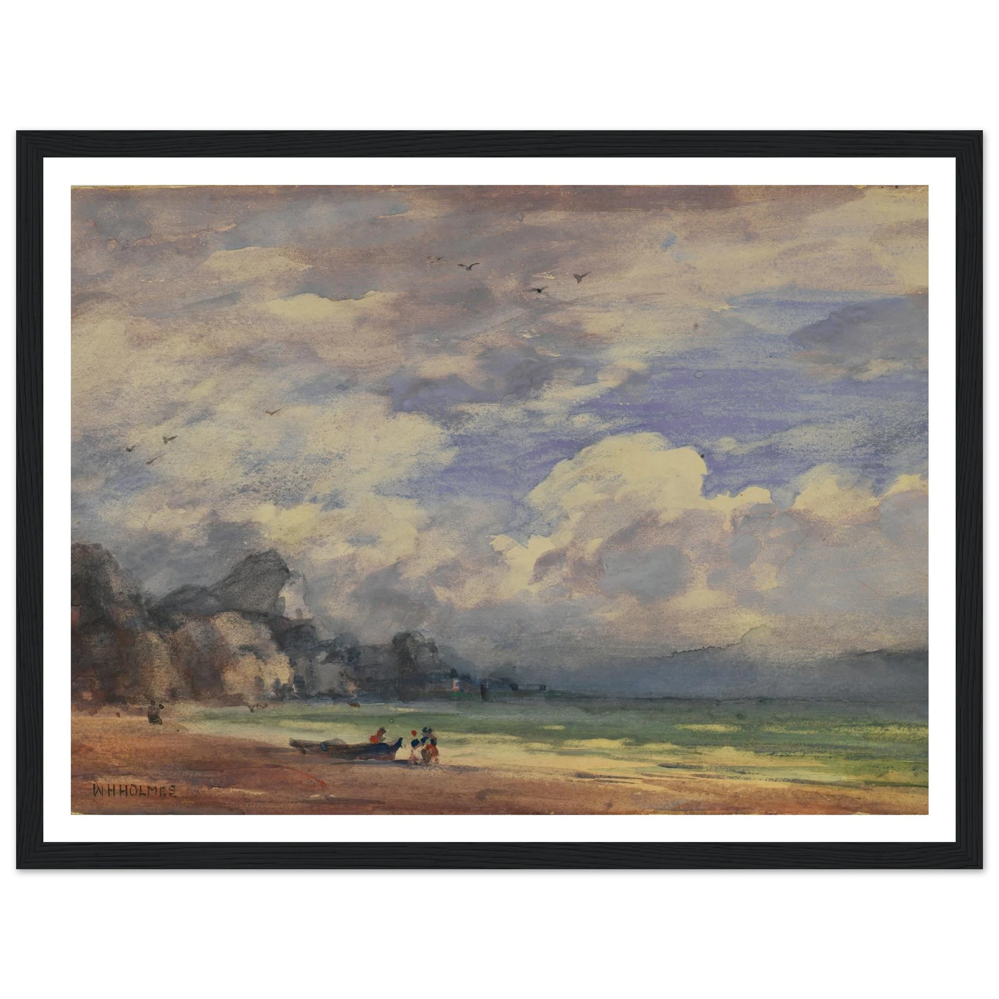 On The California Coast Art Print | William Henry Holmes-Quipham Collections