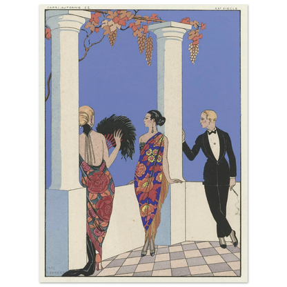 Joie de vivre; Falbalas et Fanfreluches. (1923) Art Print | George Barbier-Quipham Collections