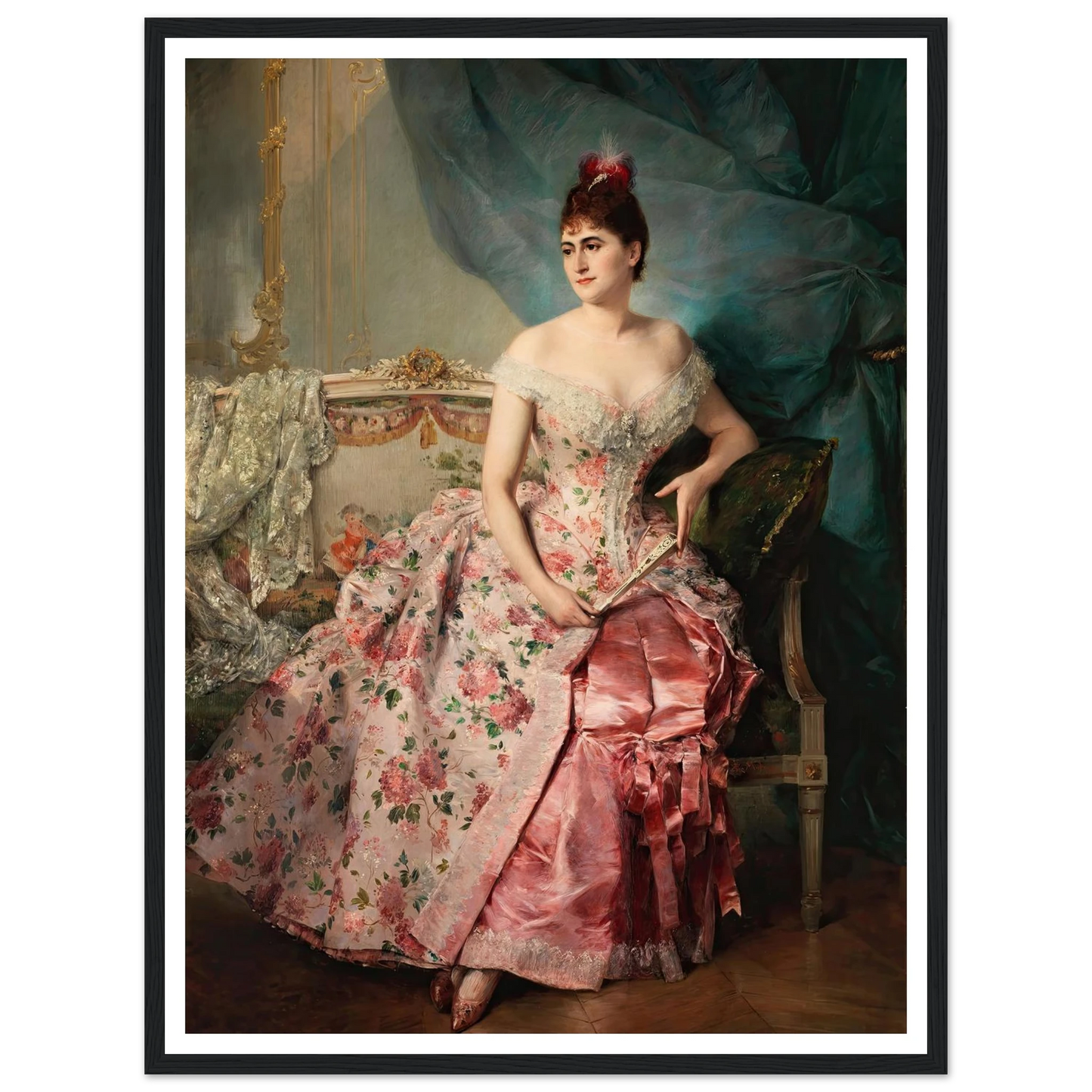 Portrait of a Lady Art Print | Raimundo de Madrazo y Garreta-Quipham Collections