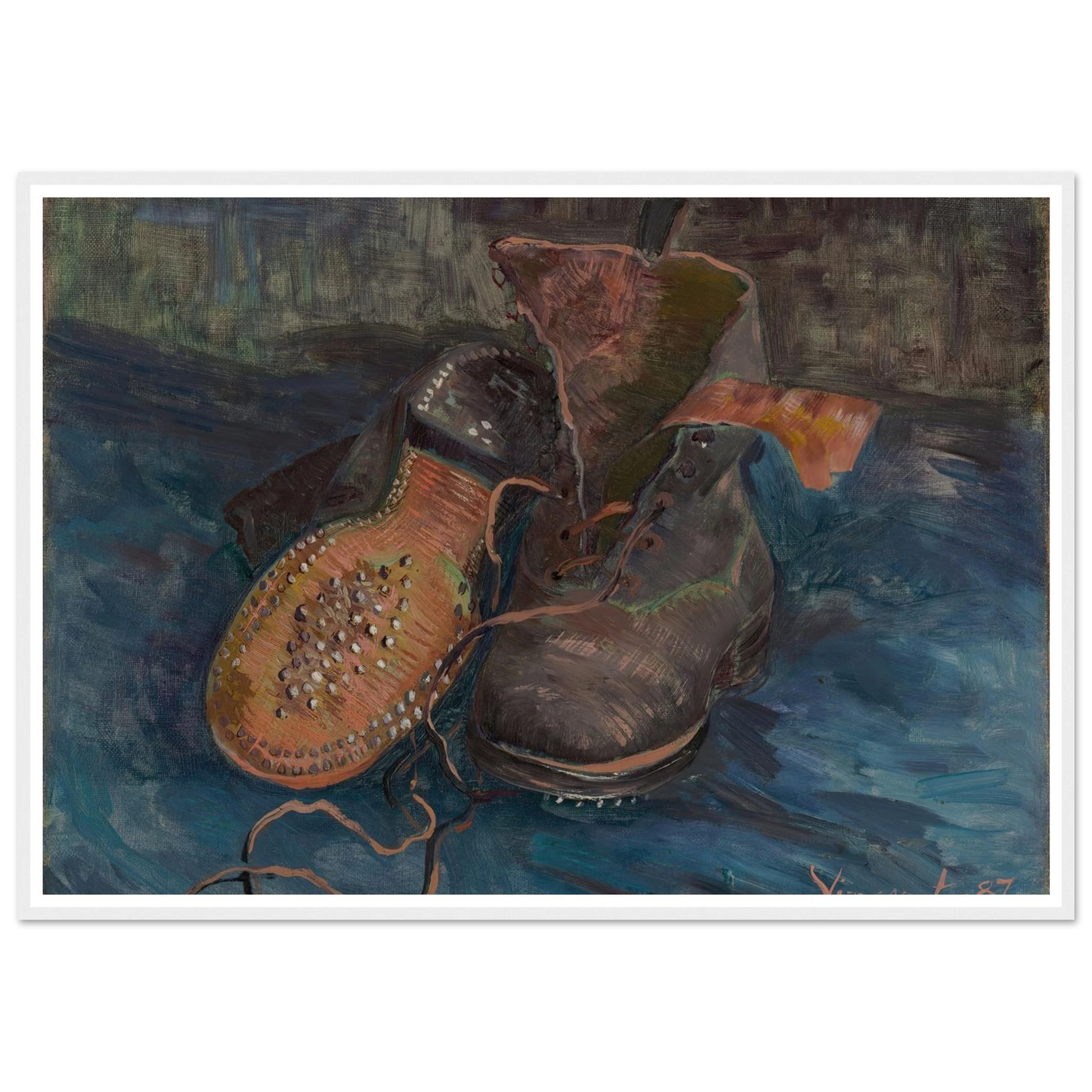A Pair of Boots (1887) Art Print | Vincent van Gogh-Quipham Collections