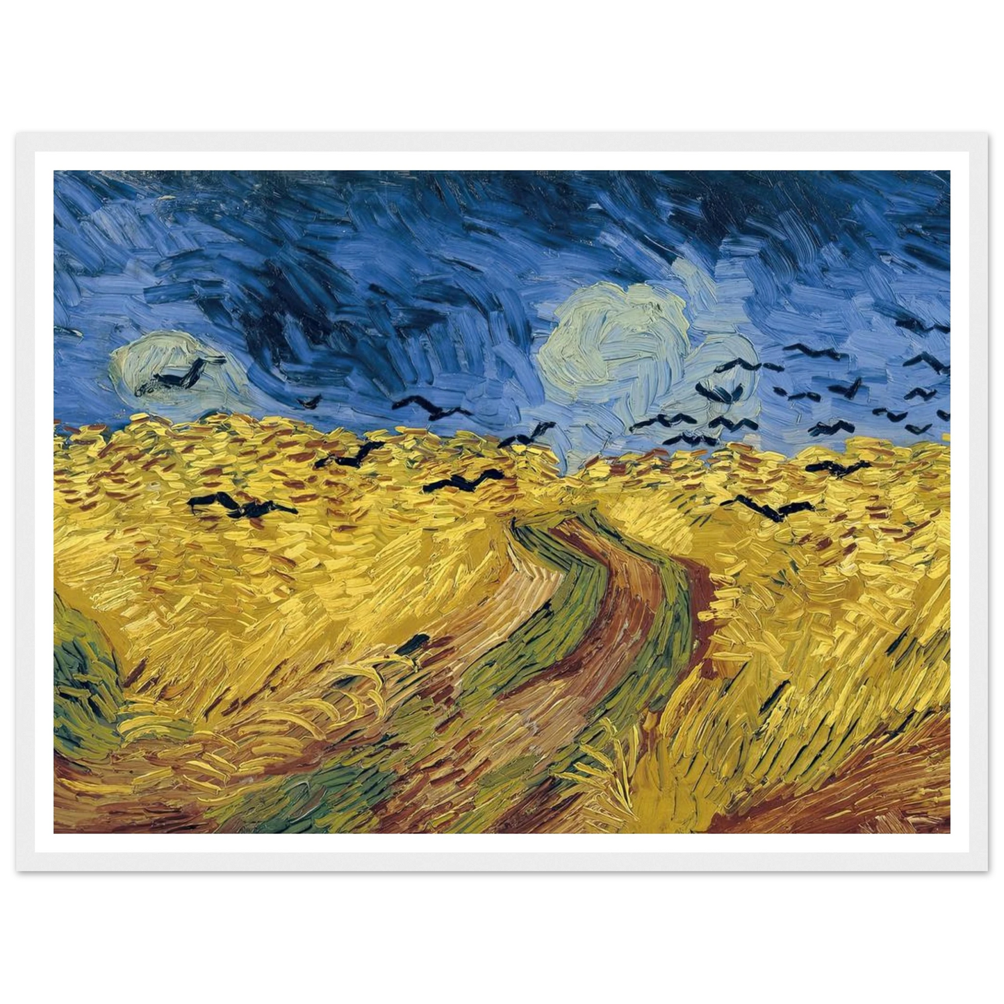 Wheatfield with Crows (1890) Art Print | Vincent van Gogh-Quipham Collections
