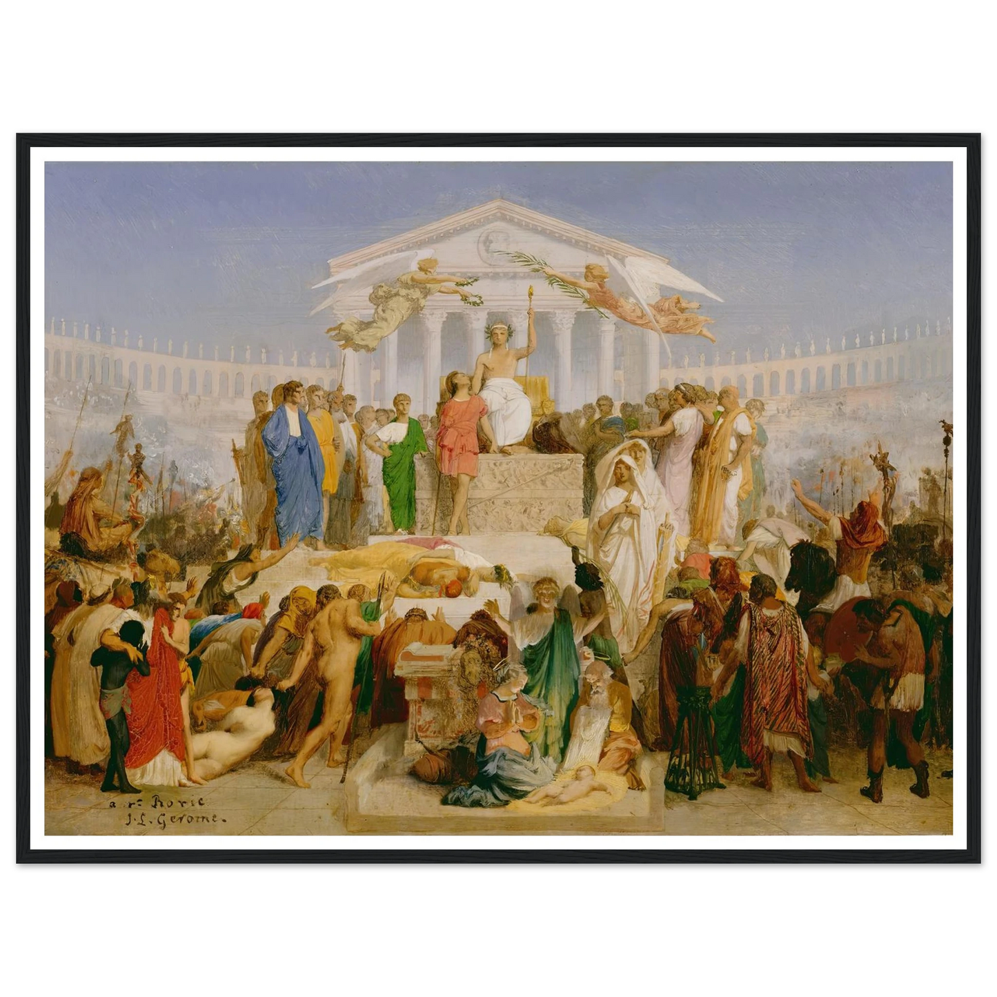 The Age of Augustus, the Birth of Christ (1852) Art Print | Jean Leon Gerome-Quipham Collections