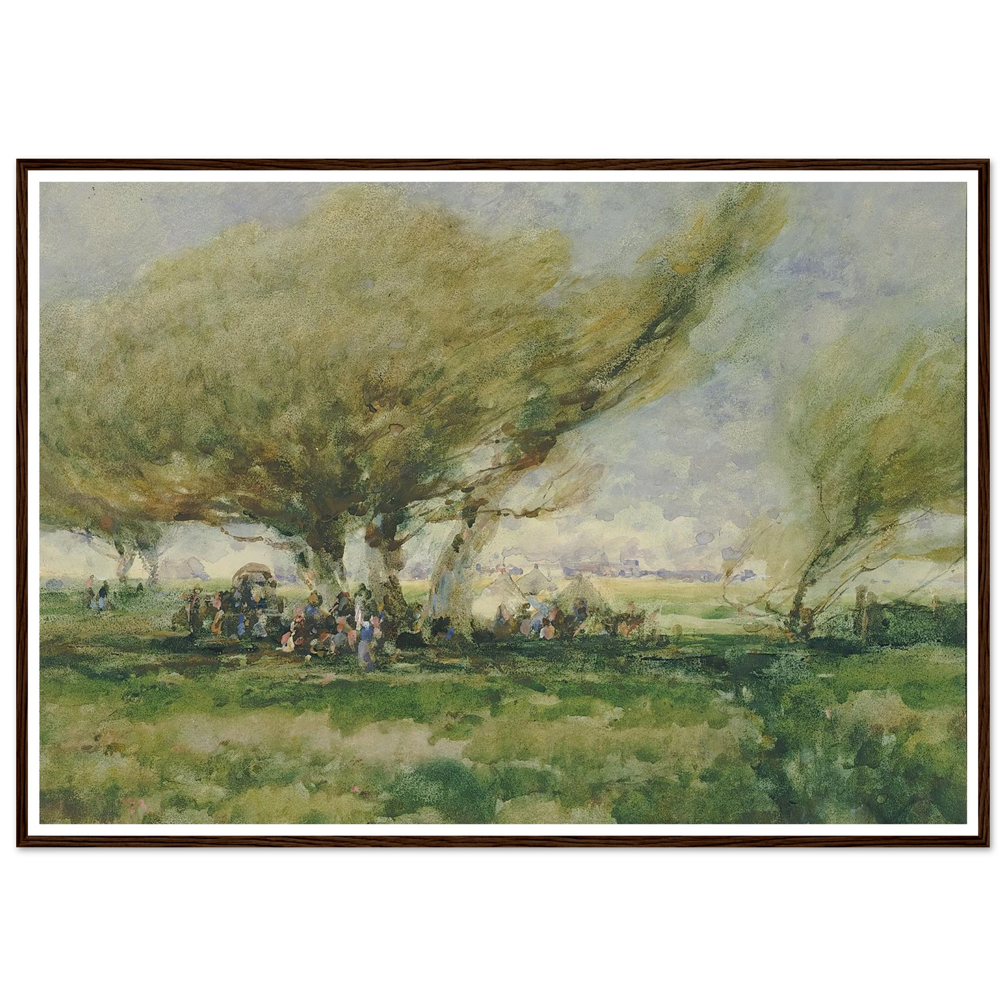 A Gypsy Camp Art Print | William Henry Holmes-Quipham Collections