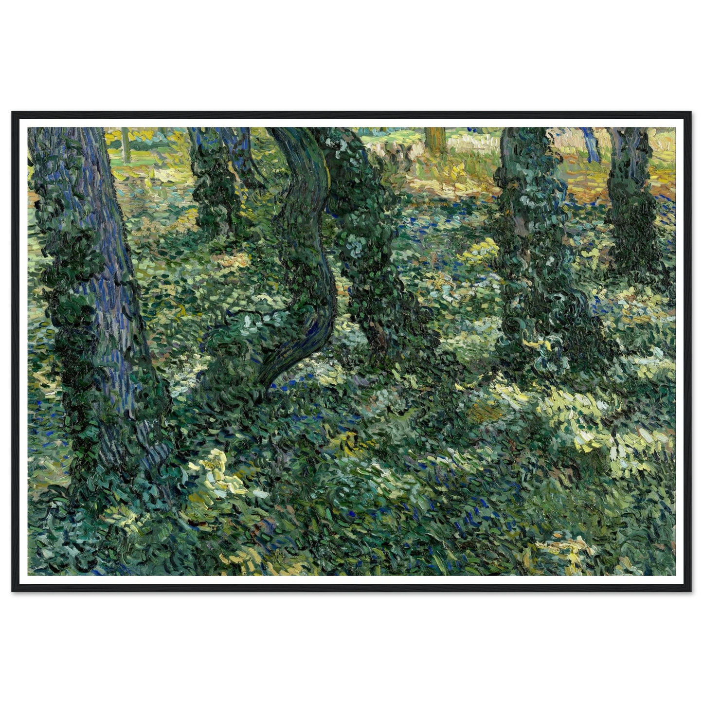 Undergrowth Art Print | Vincent van Gogh-Quipham Collections