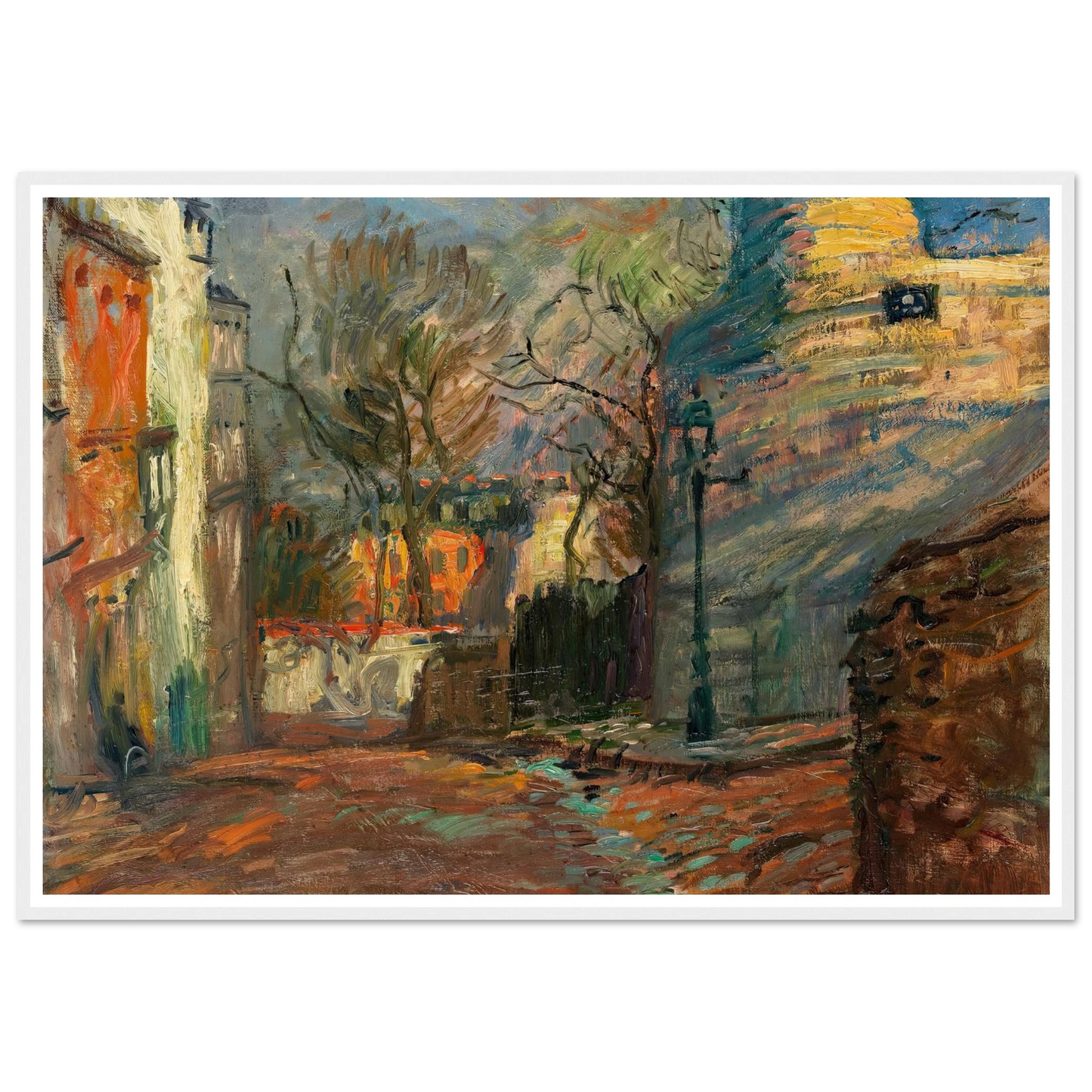 Rue à Montmartre (1901-1902) Art Print | Raoul Dufy-Quipham Collections